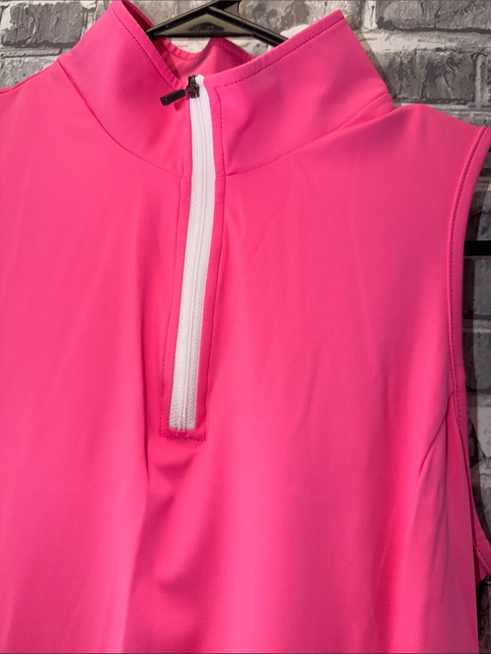 Bright Hot Pink Sleeveless Sport Dress with Matching Shorts - Picture 3 of 9